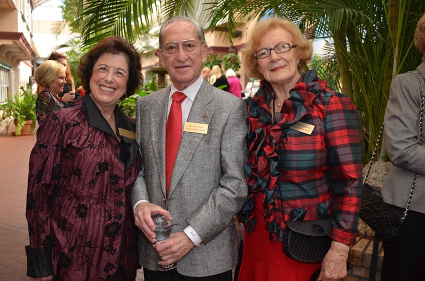Marcia and Bert Frankel with Vlatka Ivanisevic