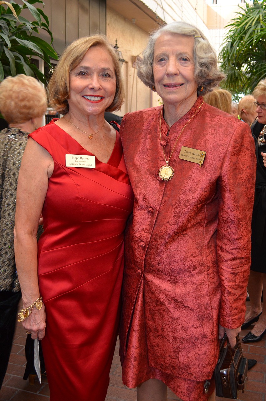 Hope Byrnes and Joyce Hesson