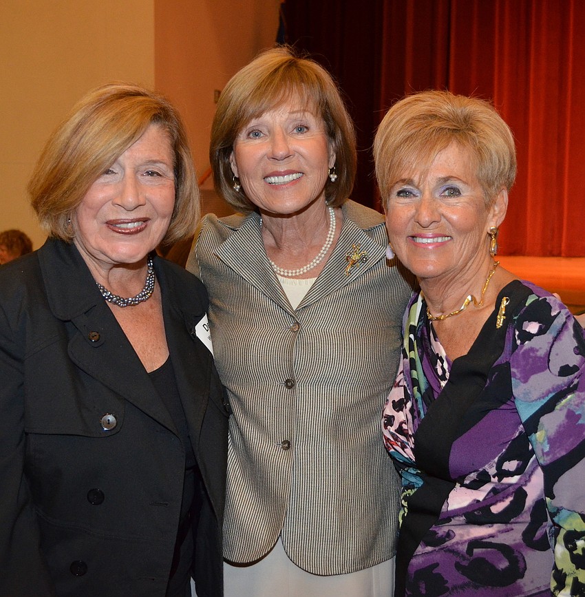 Dee Wainstein, Marge Heller and Bunny Skirboll