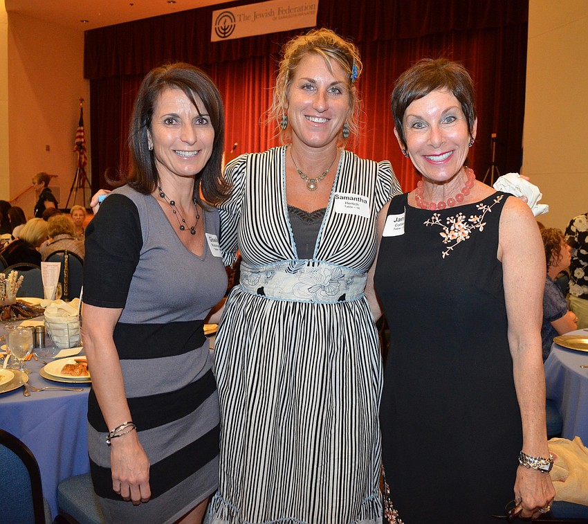 Gisele Pintchuck, Janis Collier and Samantha Hersch