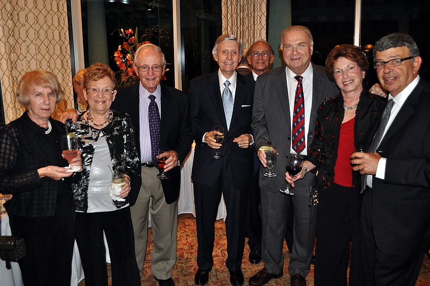 Gail Yaverbaum, Barbara and Harry Lifsec, Bart Timmins, Michael Richker, Dan Carter, Joan Blum and Henry Yaverbaum