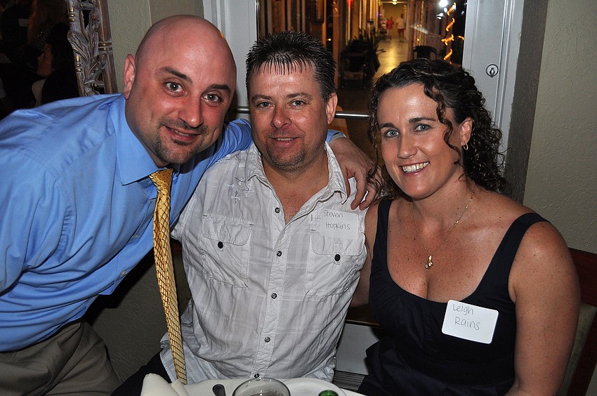 Brian Porter, Steven Hopkins and Leigh Rains