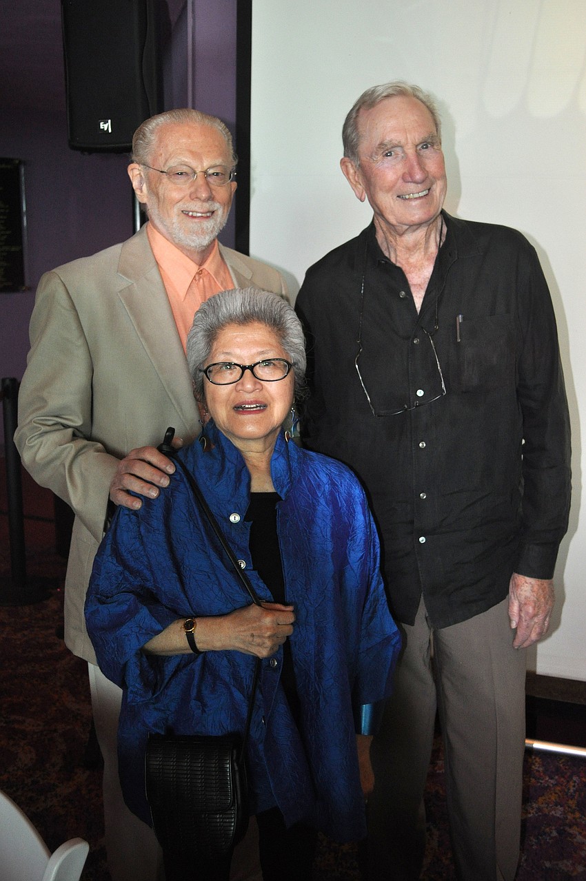 David and Nancy Moore with Howard Rooks