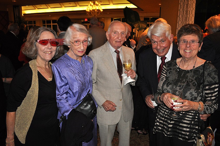Kim Sheintal with Ellen and Herbert Lenk with Bernie Ehrlich and Carol Kopelman