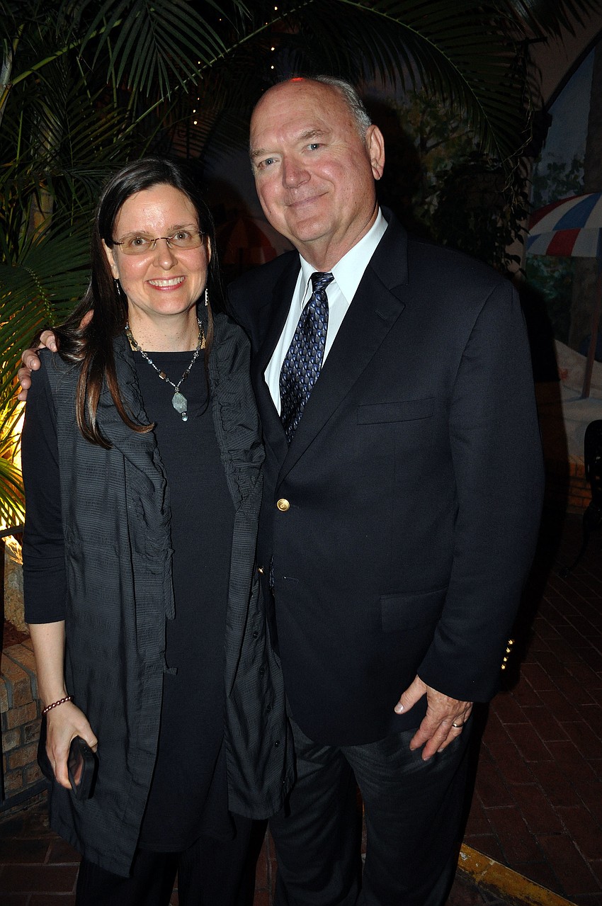 Elizabeth Power, Executive Director of The Perlman Music Program/Suncoast, with her husband, Terry Grywinski