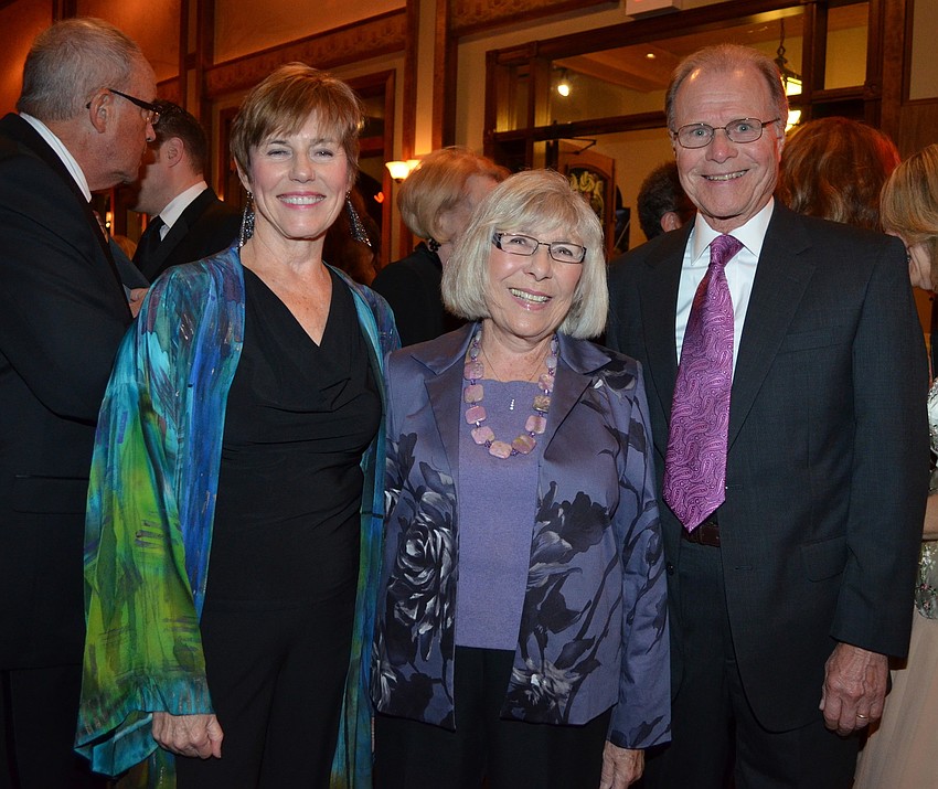 Linda MacCluggage, Gerri Aaron and Reid MacCluggage