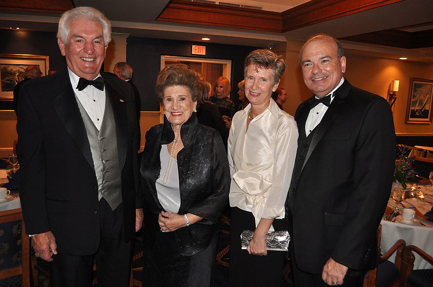 Ed Bavaria, Elayne Calberman with Cynthia and Richard Russell, executive director of the Sarasota Opera