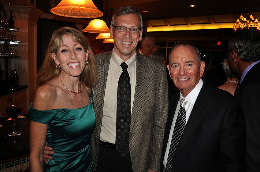 Lori and Dr. Bruce Dorman with honoree Marty Arch