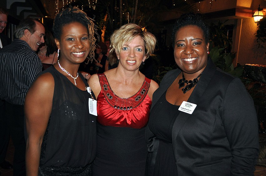 Toni Hubbard, Laurie Nelson and Lakedra Barber