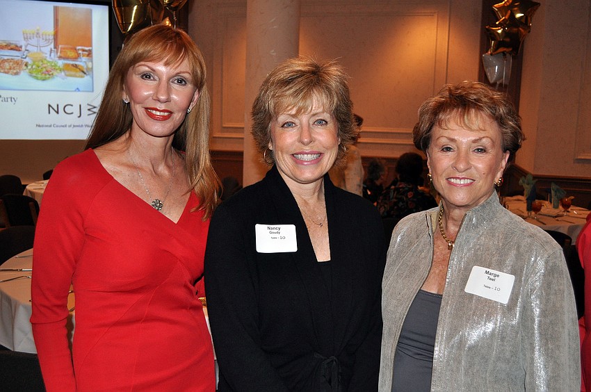 Valerie Pober, Nancy Goudy and Marge Teel