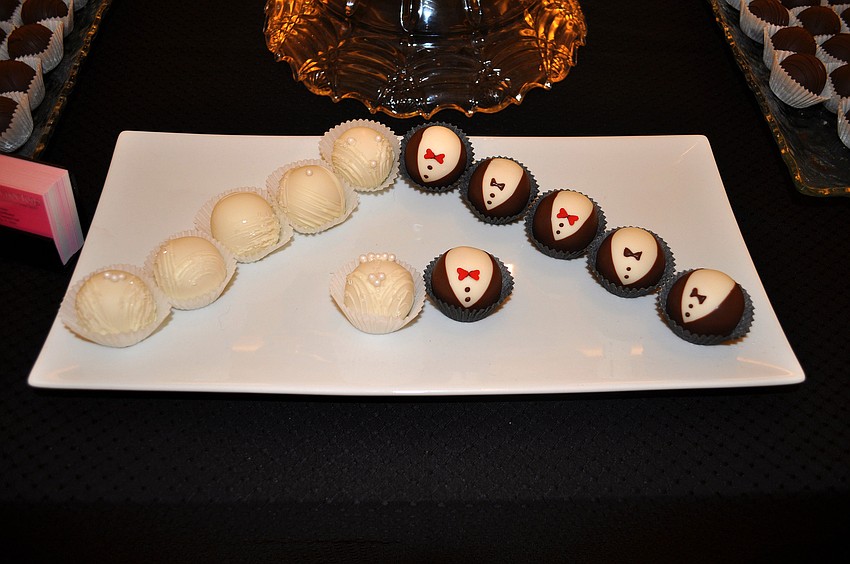 Cakeballs by Sweet Doctors were the dessert at the Designer Showcase at Saks.