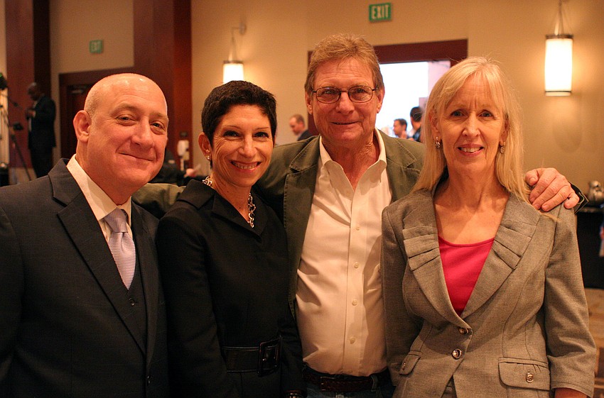 Dennis Rees, Felize Schulaner, Pat Ball and Linda Mansperger