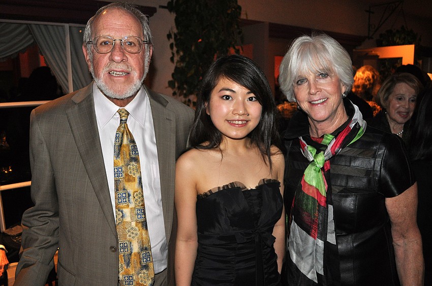 Rich and Clare Segall with Anny Chen, 18