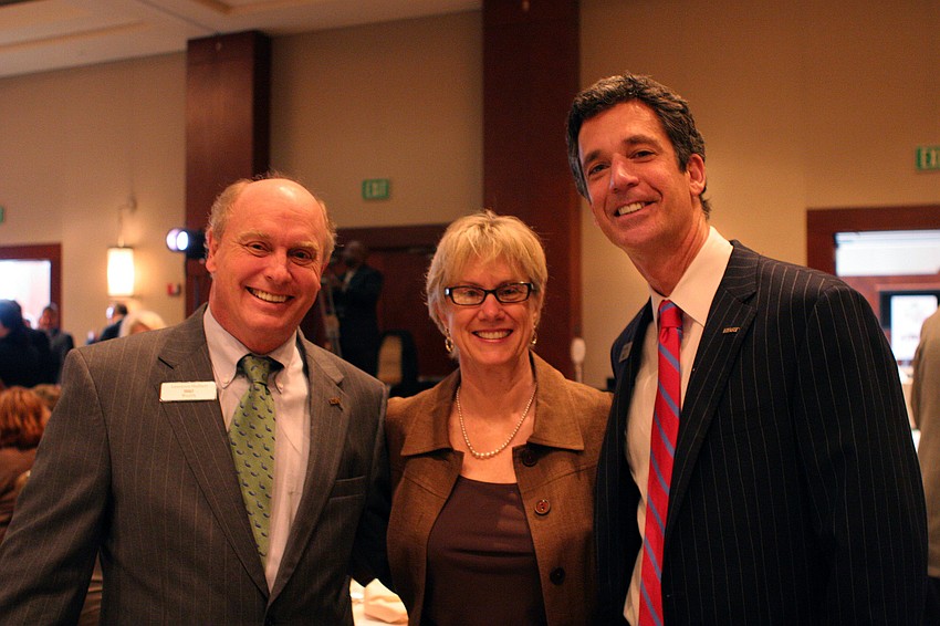 Laurence Hulbert, Marjorie Floyd and Scott Greer