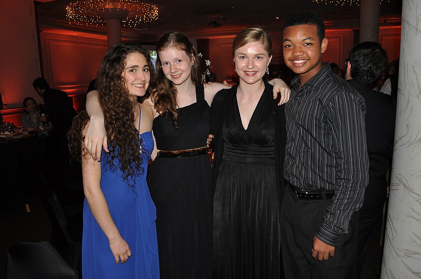 Lauren Siess, 16, Alice Ivy-Pemberton, 15, Bethany Hargreaves, 17, and Randall Gooshy, 16