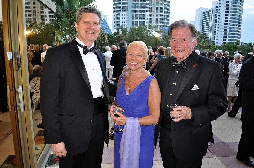 Conductor Andrew Lane, June Le Belle Alley and Edward Alley