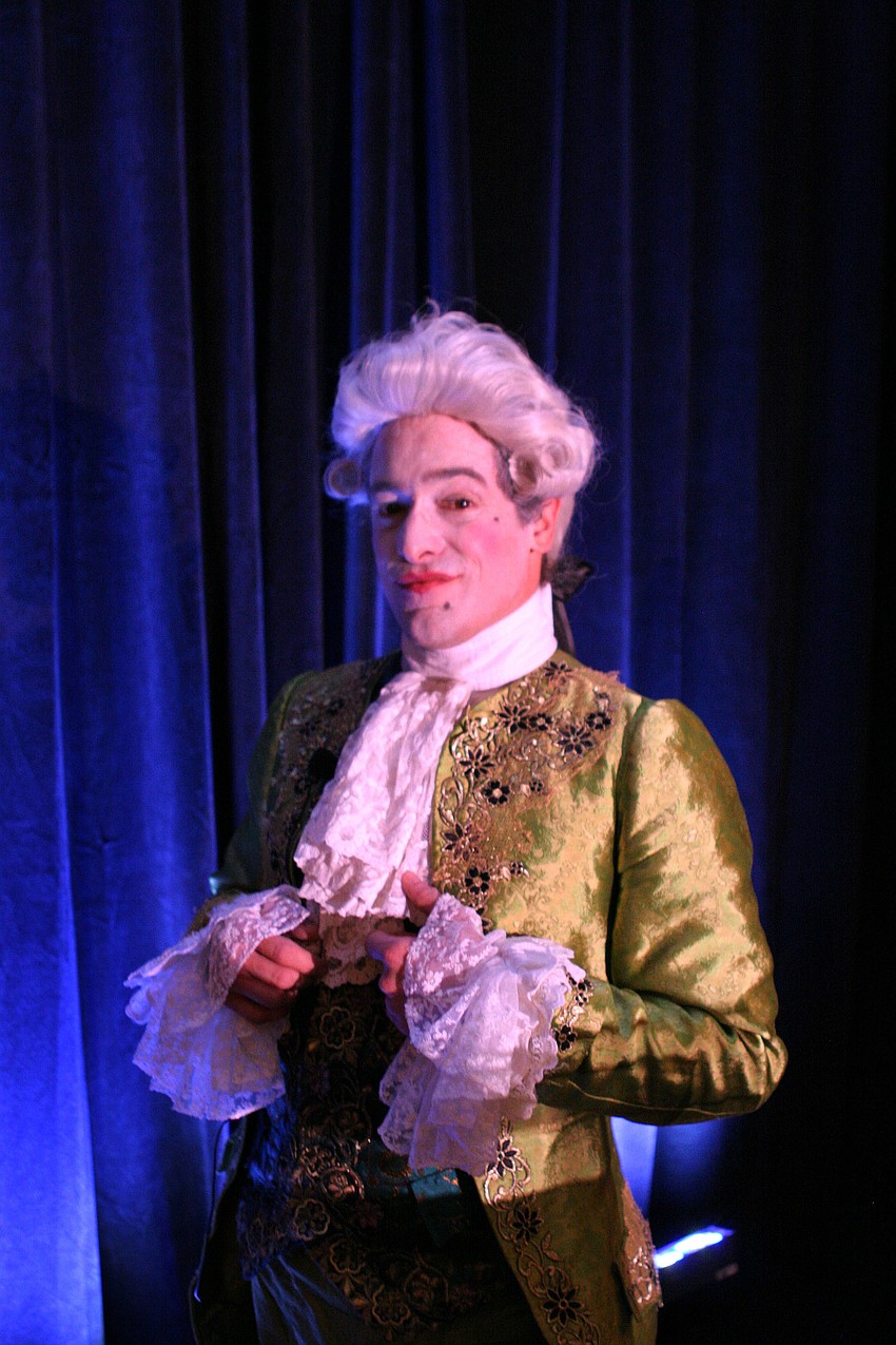 Ross Boehringer as Mozart