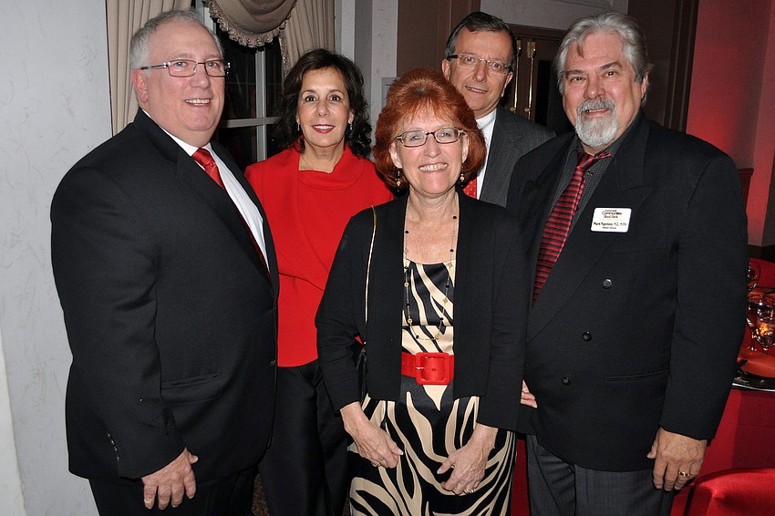 Dr. Richard and Pam Brown with Jan and Dr. Jim Fiorica and Dr. Mark Magenheim