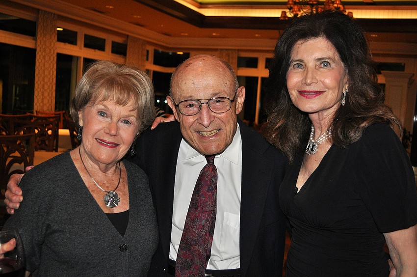 Sylvia and David Gross with Linda Weiss