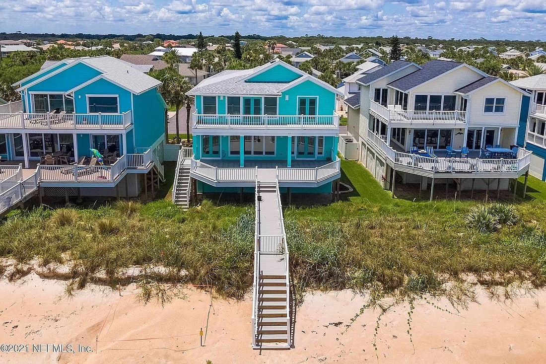 The top transaction is a three-bedroom, oceanfront home. Courtesy photo