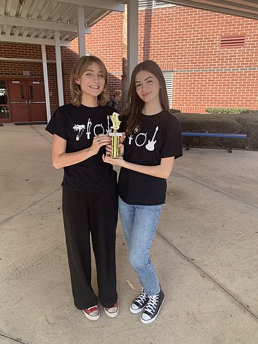 Chloe Irving and Emanuela Hartman won Best in Show for Duet Acting. Courtesy photo