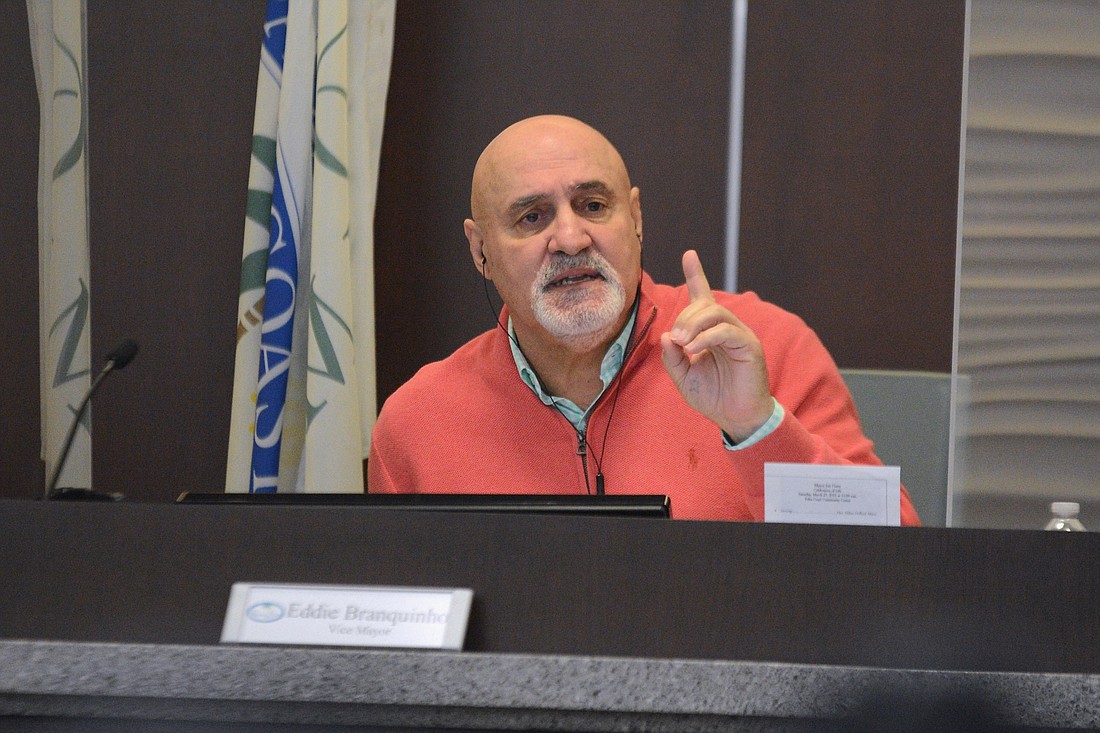 Councilman Eddie Branquinho worried that a rate study would lead to rate increases. Photo by Jonathan Simmons
