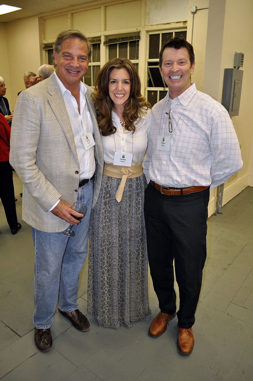 Dean Eisner with Jackie and Angus Rogers