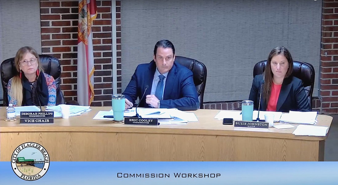 Commissioner Eric Cooley and Mayor Suzie Johnston had concerns about the scale and cost of the proposed visitor center. Image from City Commission meeting livestream