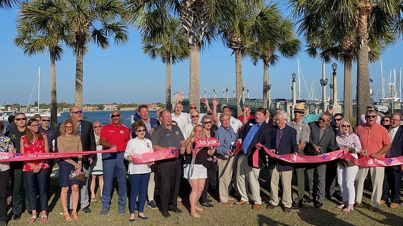 Friends of A1A Scenic & Historic Coastal Byway dedicate All-American Road with ribbon cutting ceremony on March 29. Courtesy photo