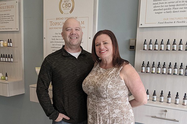 Your CBD Store owners Brad and Christi Radcliffe. Courtesy photo
