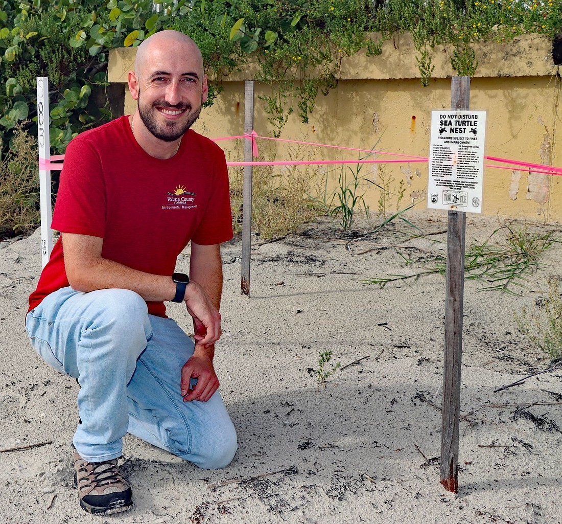 Ryan Chabot, manager of Volusia County's sea turtle Habitat Conservation Plan. Courtesy photo