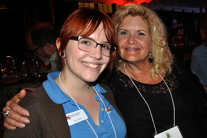 Grace Betts with her mom, Jane Buckman