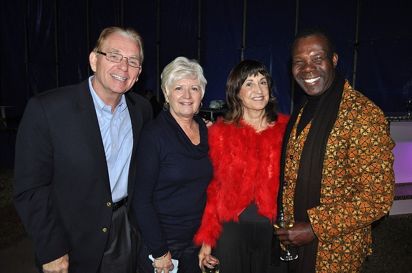 Bob Phillips, Sue Cumbie, Pam Daniel and George Augustin