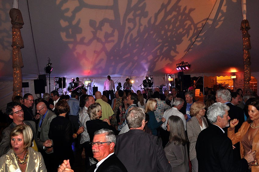 People had fun dancing to music performed by Ace Factor.