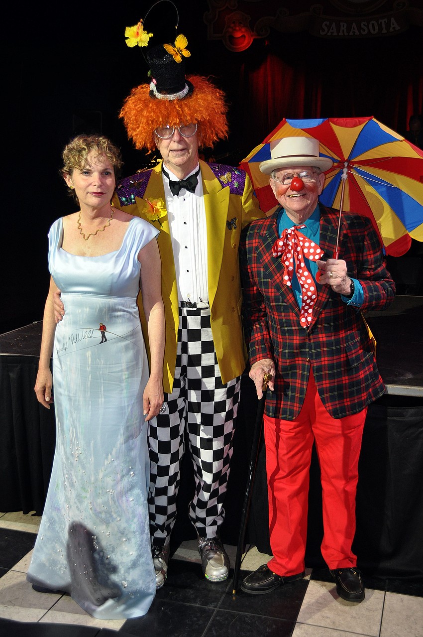 Charlie Lenger, Ray Peper and Sen. Bob Johnson won for best dressed at the gala.