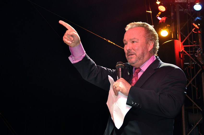 Michael Klauber was the auctioneer for the live auction.