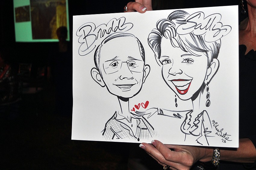 Bradd and Sally Schuleâ€™s caricature