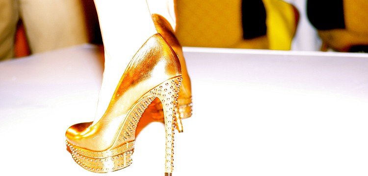 Models walked the runway in the latest styles from Saks Fifth Avenue.