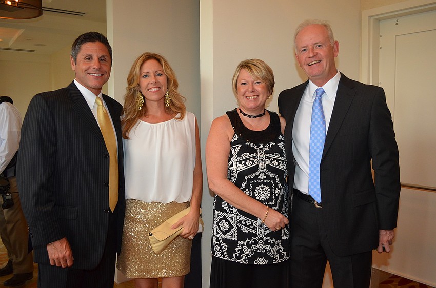 Mike and Sandy Albano with Julie and Ian Cutmore