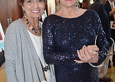 Jewel Ash and honoree Lee Peterson