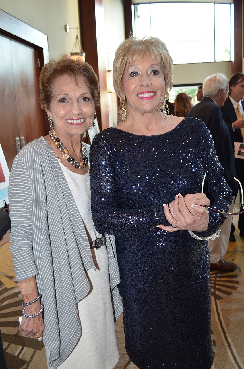 Jewel Ash and honoree Lee Peterson