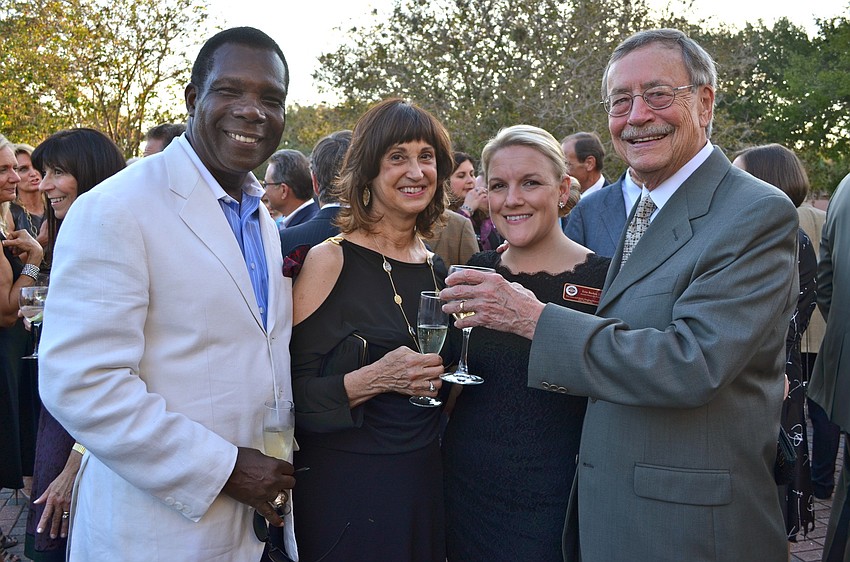 George Augustin, Pam Daniel, Erin Barker and Sam Skogstad