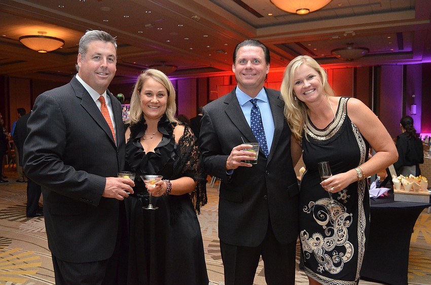 Ted and Elizabeth Baran with Ailish and Brian Murphy