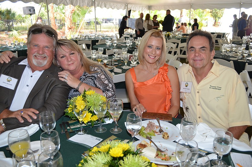 John and Lisa Barnott, Lynn Ross and Darrell Turner