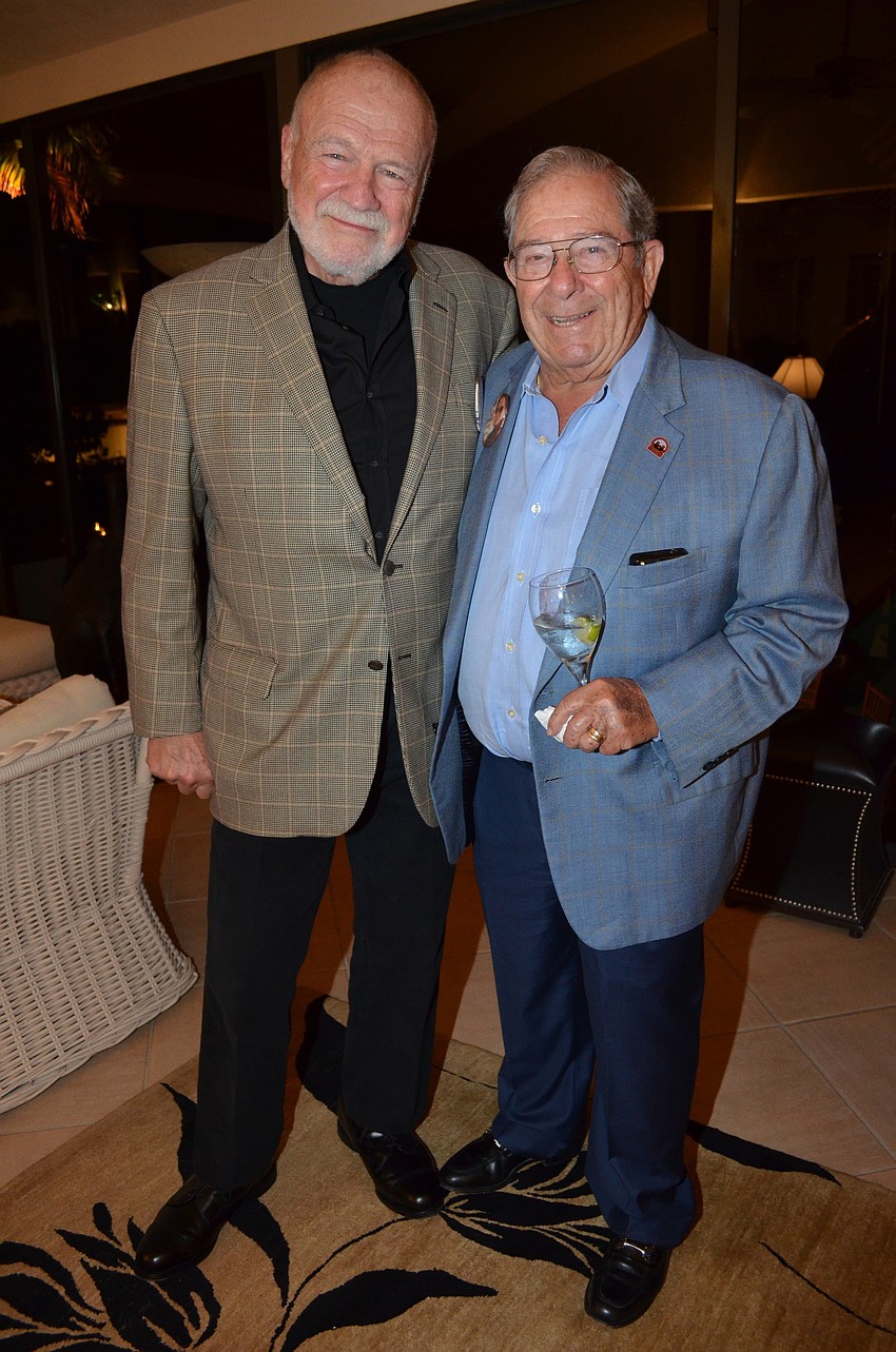 Asolo Board President Bob Bartner and Warren Coville