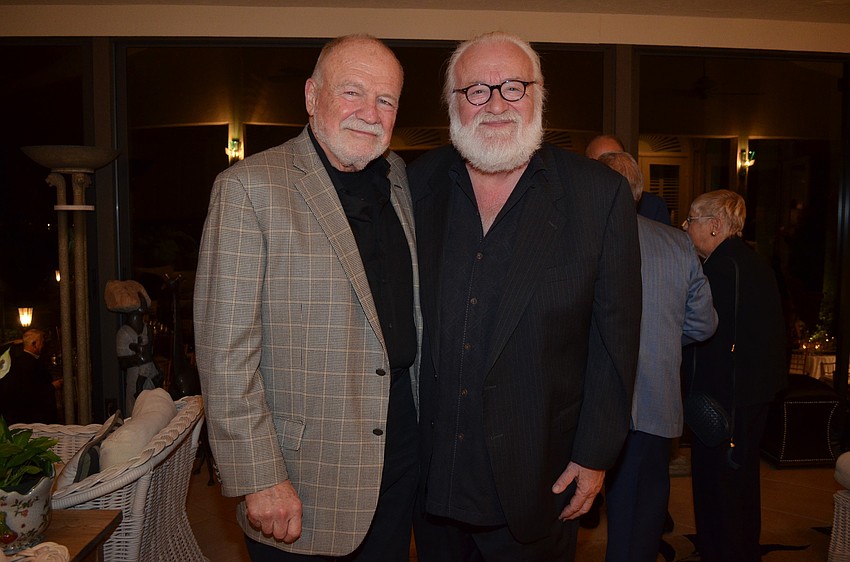 Asolo Board President Bob Bartner with â€œ1776â€ Director Frank Galati