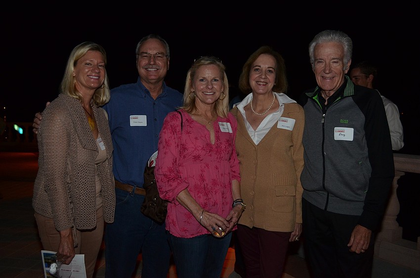 Lark Baxter and Peter and Katie Hayes with Ann and Doug Logan