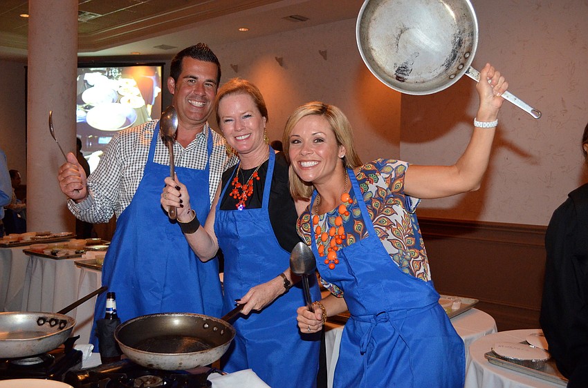 Tim Beach, Co-Chairwoman Terri Klauber and Haven Beach