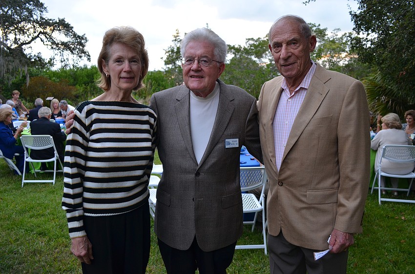 Carolyn and Richard Beebe with Harold Ronson