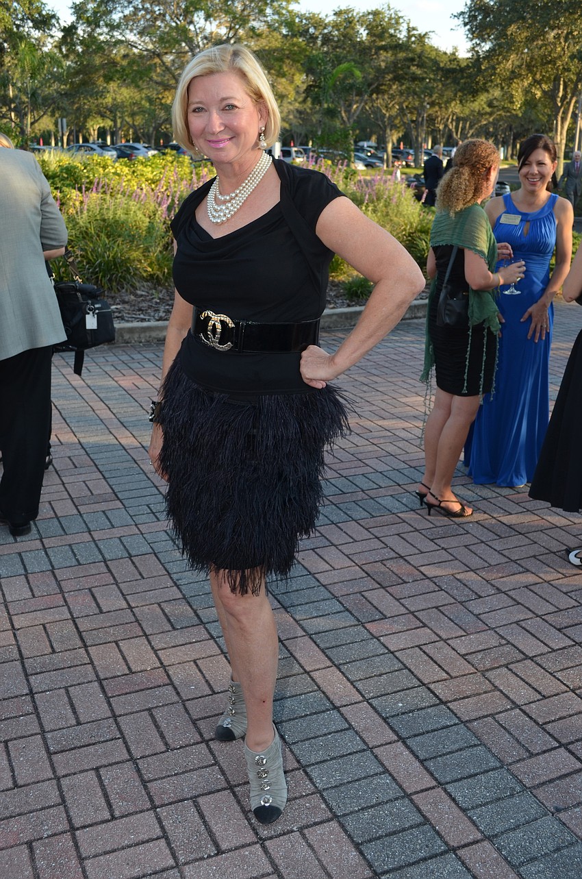 Deborah Blue was decked out in Chanel.